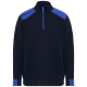 Pull homme personnalisé demi-zip contrasté Maverick Roly Pull homme personnalisé demi-zip contrasté Maverick Roly