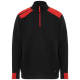 Pull homme personnalisé demi-zip contrasté Maverick Roly Pull homme personnalisé demi-zip contrasté Maverick Roly