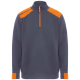 Pull homme personnalisé demi-zip contrasté Maverick Roly Pull homme personnalisé demi-zip contrasté Maverick Roly
