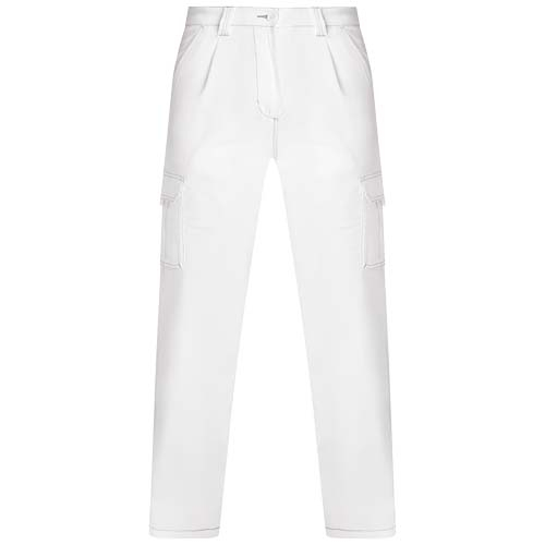 Pantalon de travail stretch personnalisé Daily Stretch Roly Blanc