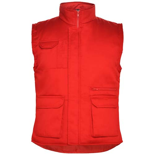 Gilet de travail promotionnel col montant Almanzor Roly Rouge