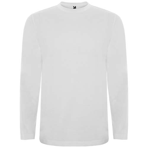 T-shirt enfant publicitaire manches longues Extrême Roly Blanc