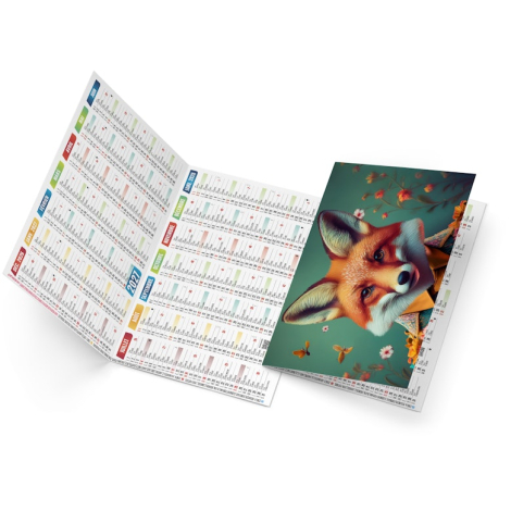 Calendrier de poche publicitaire - Jean