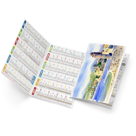 Calendrier de poche publicitaire - Marco