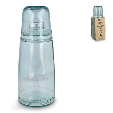 Bouteille et verre 1 L personnalisables ReuuZ