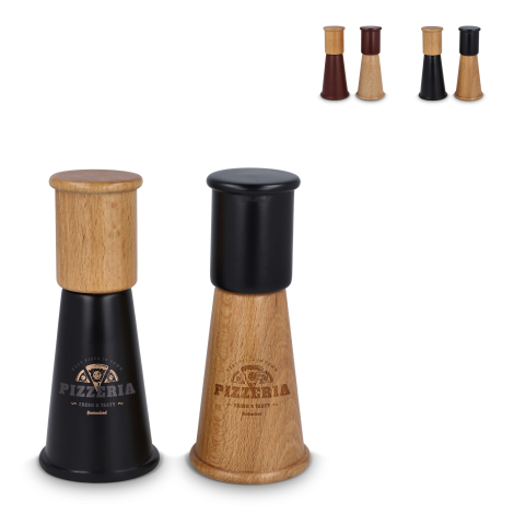Moulins sel et poivre personnalisables 15 cm Gurken