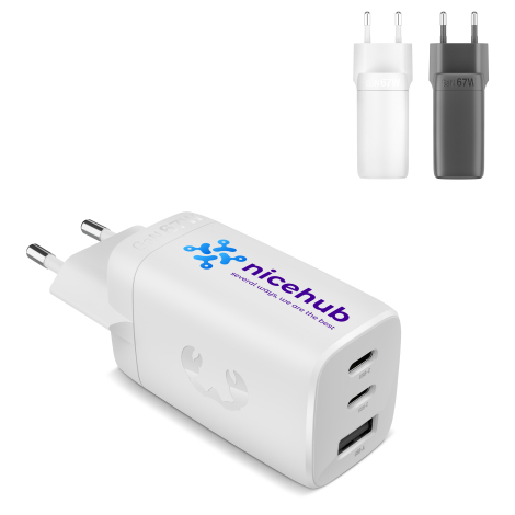 Chargeur 67 W personnalisable Fresh ’n Rebel GaN USB-C