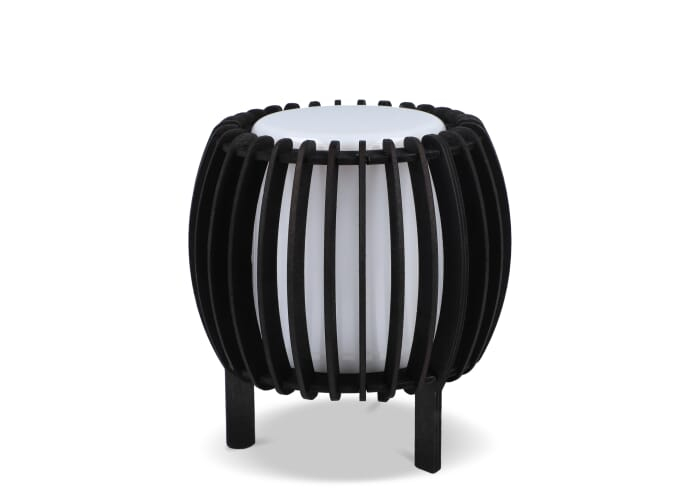 Lampe basse rechargeable à personnaliser Lamella Sol Noir