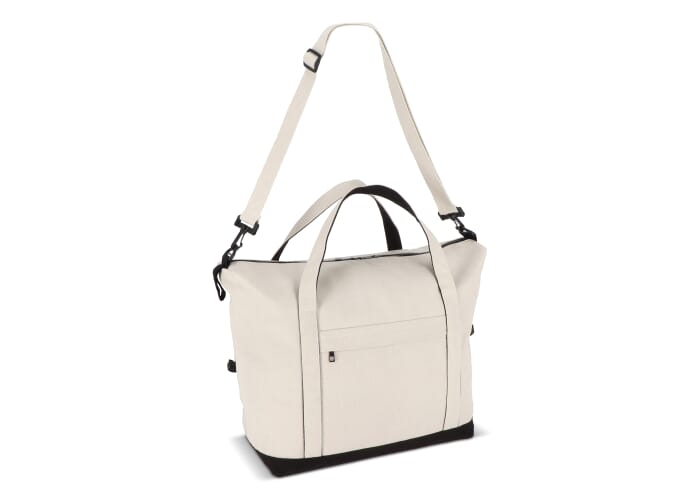 Sac cabine publicitaire double compartiment Reuuz Canvas Beige/Noir