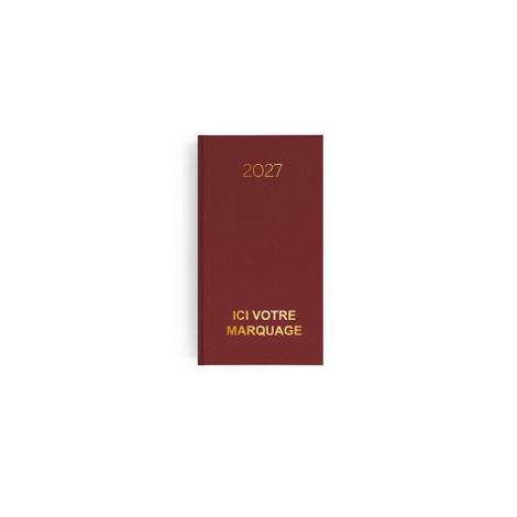 Agenda personnalisable 3 formats - Naturel