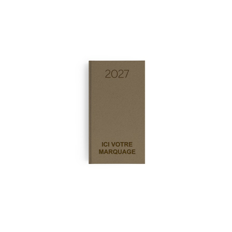 Agenda personnalisable 3 formats - Naturel