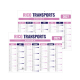 Calendrier bancaire publicitaire - Eco