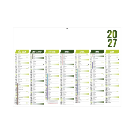 Calendrier bancaire publicitaire - FLORENTIN