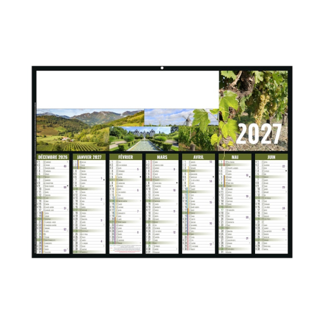 Calendrier de banque publicitaire - AYMERIC