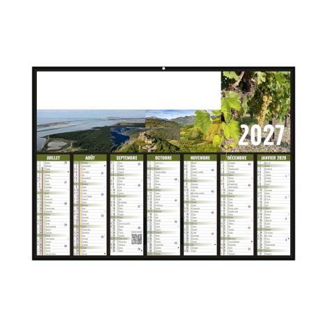 Calendrier de banque publicitaire - AYMERIC