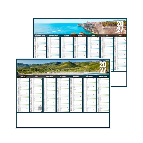 Calendrier bancaire publicitaire - LIBERTÉ