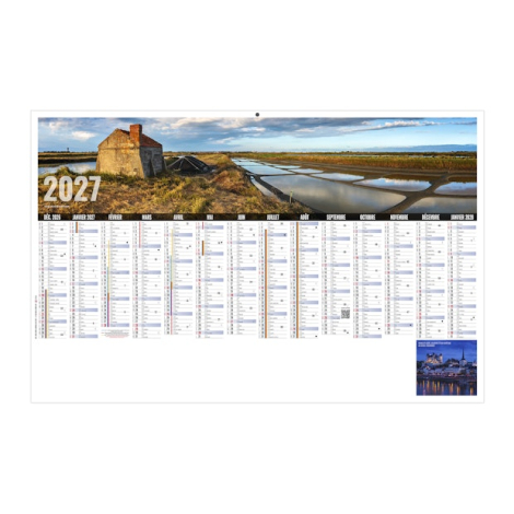 Calendrier bancaire publicitaire - LIBRE CHOIX