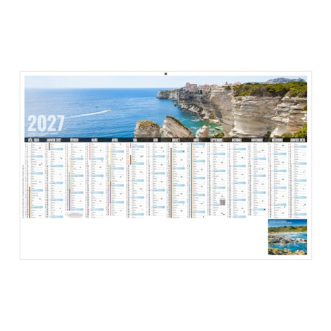 Calendrier bancaire publicitaire - LIBRE CHOIX