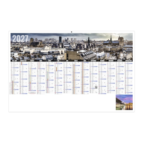Calendrier bancaire publicitaire - LIBRE CHOIX