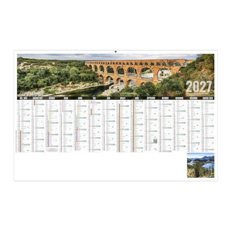 Calendrier bancaire publicitaire - LIBRE CHOIX