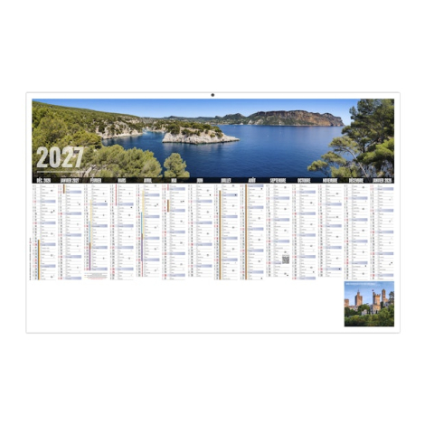 Calendrier bancaire publicitaire - LIBRE CHOIX