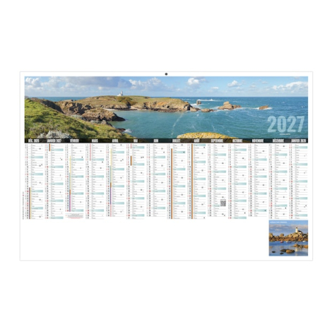 Calendrier bancaire publicitaire - LIBRE CHOIX