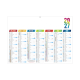 Calendrier bancaire personnalisable - ARLEQUIN