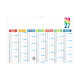 Calendrier bancaire personnalisable - ARLEQUIN