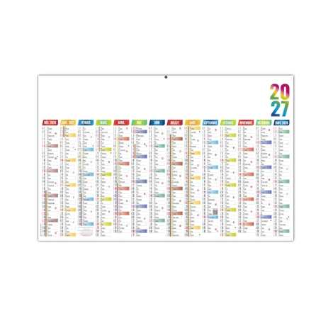 Calendrier bancaire publicitaire - CASIMIR
