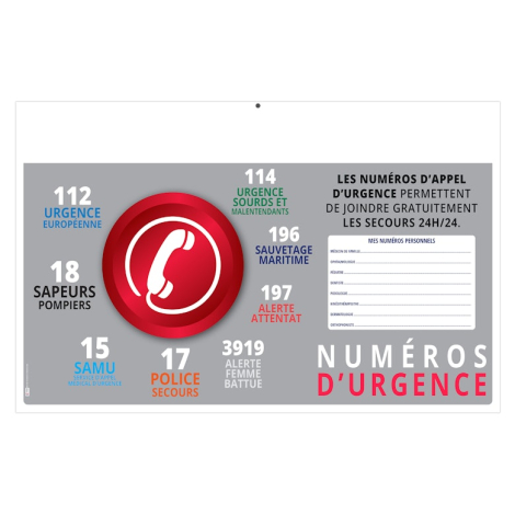 Calendrier bancaire publicitaire - CASIMIR