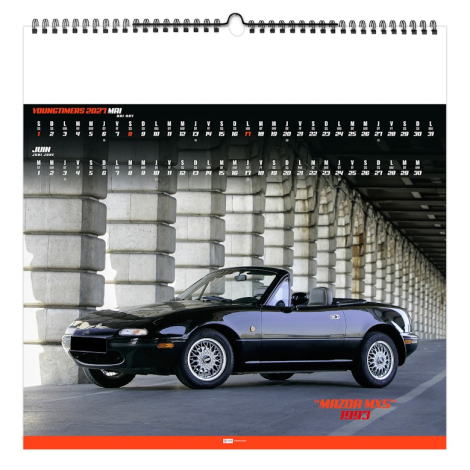 Calendrier illustré publicitaire - Youngtimers