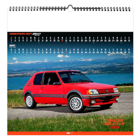 Calendrier illustré publicitaire - Youngtimers
