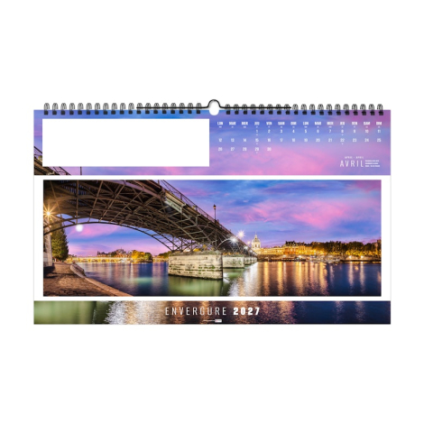 Calendrier illustré publicitaire - Envergure