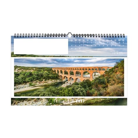 Calendrier illustré publicitaire - Envergure