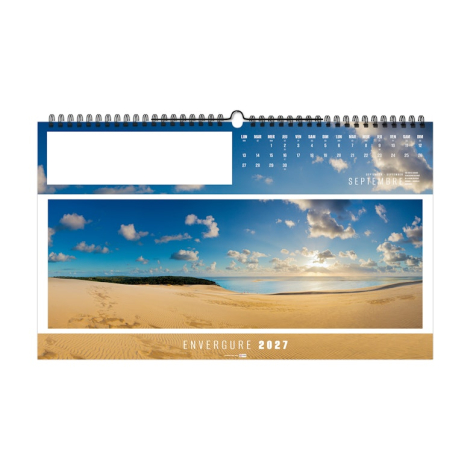 Calendrier illustré publicitaire - Envergure