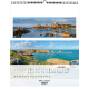 Calendrier illustré publicitaire - La France panoramique Calendrier illustré publicitaire - La France panoramique