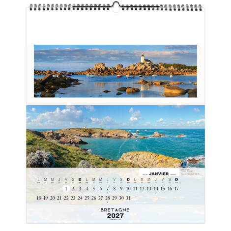 Calendrier illustré publicitaire - La France panoramique