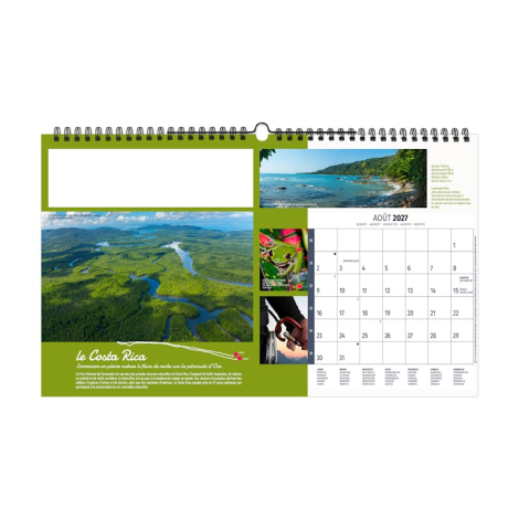 Calendrier illustré publicitaire - Itinérance