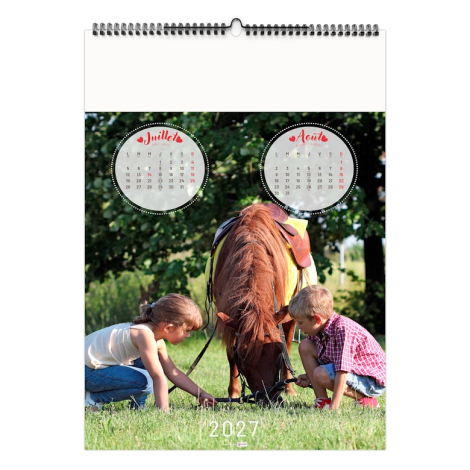 Calendrier illustré publicitaire - Les p'tits compagnons