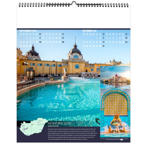 Calendrier illustré publicitaire - A la source