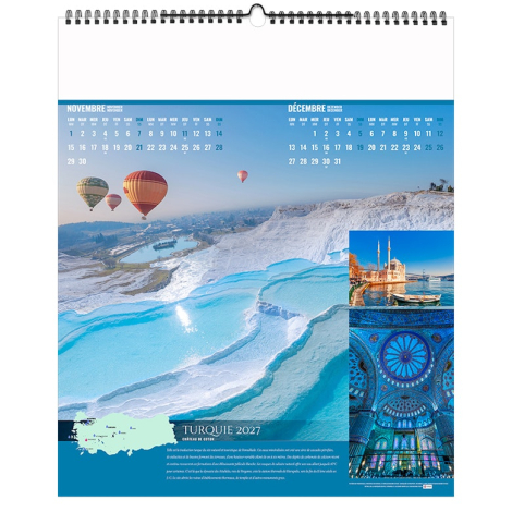 Calendrier illustré publicitaire - A la source