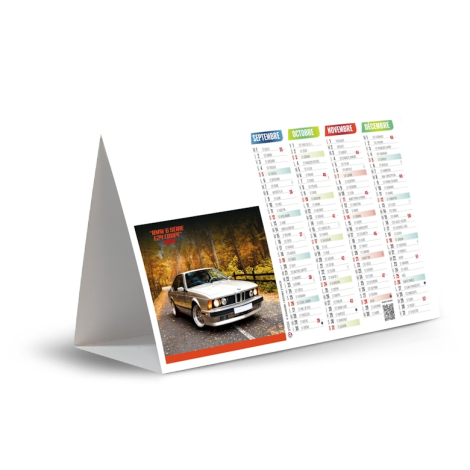 Chevalet publicitaire de comptoir - Design car