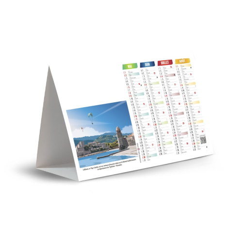 Chevalet promotionnel de comptoir - Vacances
