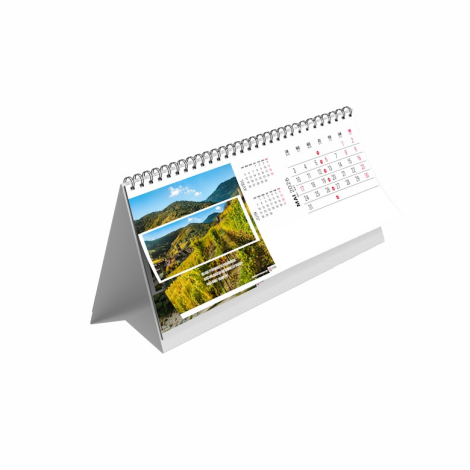 Calendrier chevalet publicitaire - Ample