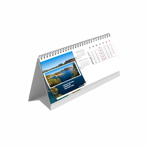 Calendrier chevalet publicitaire - Ample