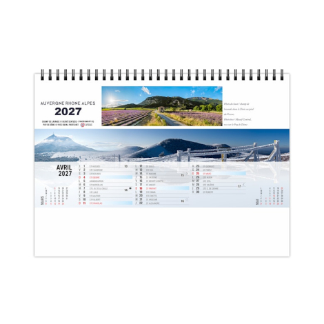 Chevalet publicitaire standard 13 feuillets - Grand angle
