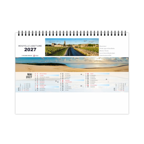 Chevalet publicitaire standard 13 feuillets - Grand angle