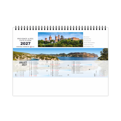 Chevalet publicitaire standard 13 feuillets - Grand angle