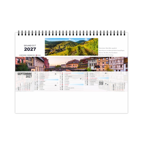Chevalet publicitaire standard 13 feuillets - Grand angle