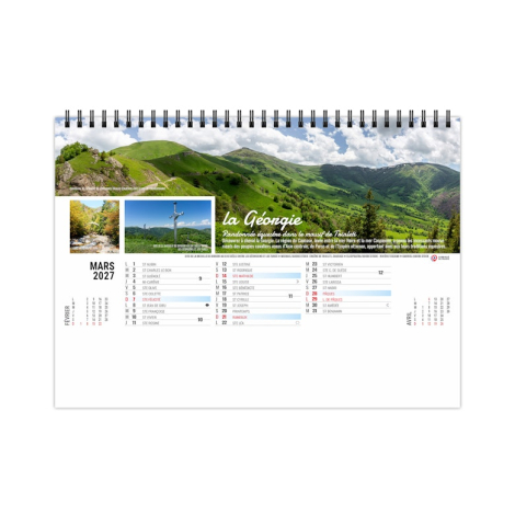 Chevalet publicitaire standard 13 feuillets - Sentiers